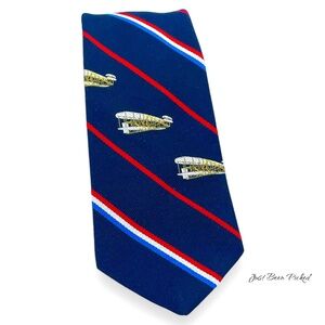 Men's Tie - Smithsonian‎ Institution / Prince Consort - Propeller Plan - Blue